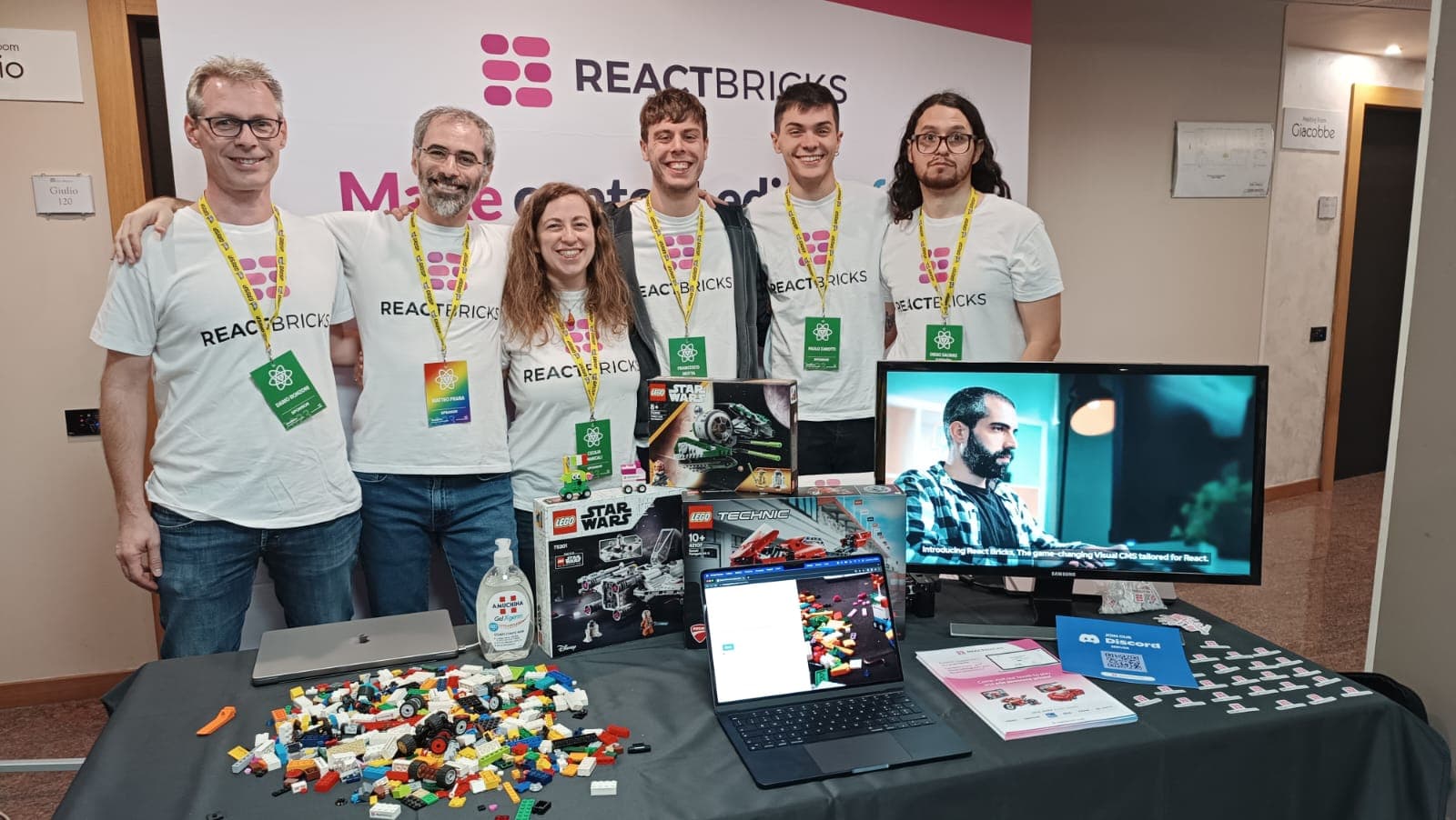 React Bricks Diamond sponsor of reactjsday Verona 2023